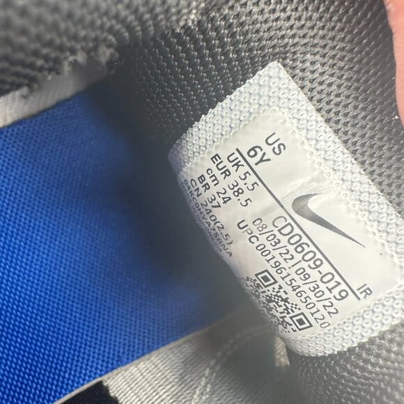 Nike Air Max Plus Youth Size 6Y Women 7.5 CD0609-019 Smoke Gray Blue Shoes - Picture 10 of 11